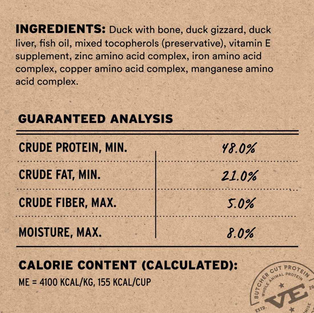 【VITAL ESSENTIALS VE】Vital Cat Freeze-Dried Soft Nibs - Duck Dinner