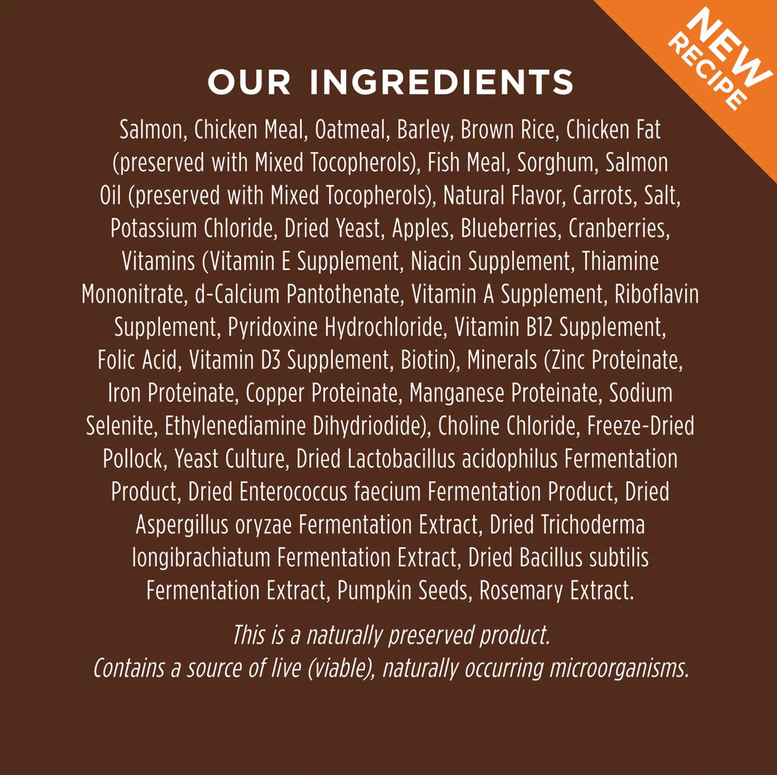 【Instinct】Dog Dry Food -  Be Natural  Real Salmon & Brown Rice Recipe 24lb