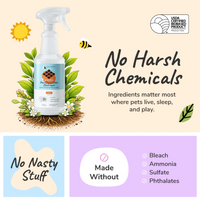 【Kin + Kind】Pee + Stain + Odor Destroyer (Multi-Surface) - Citrus - 32 fl.oz / 946 ml