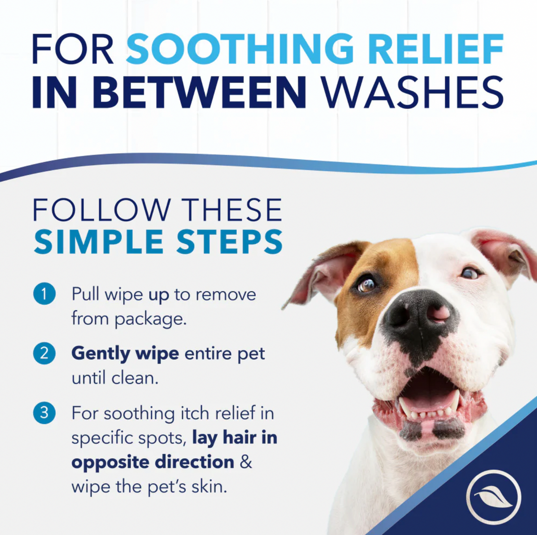 【Tropiclean】Oxymed Soothing Relief Pet Wipes（For Dry Flaky Skin） 50Ct