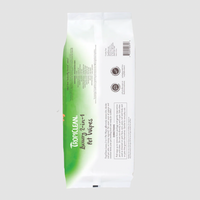 【Tropiclean】Papaya & Coconut Luxury 2-In-1 Pet Wipes（Conditioning & Deodorizing） 100Ct