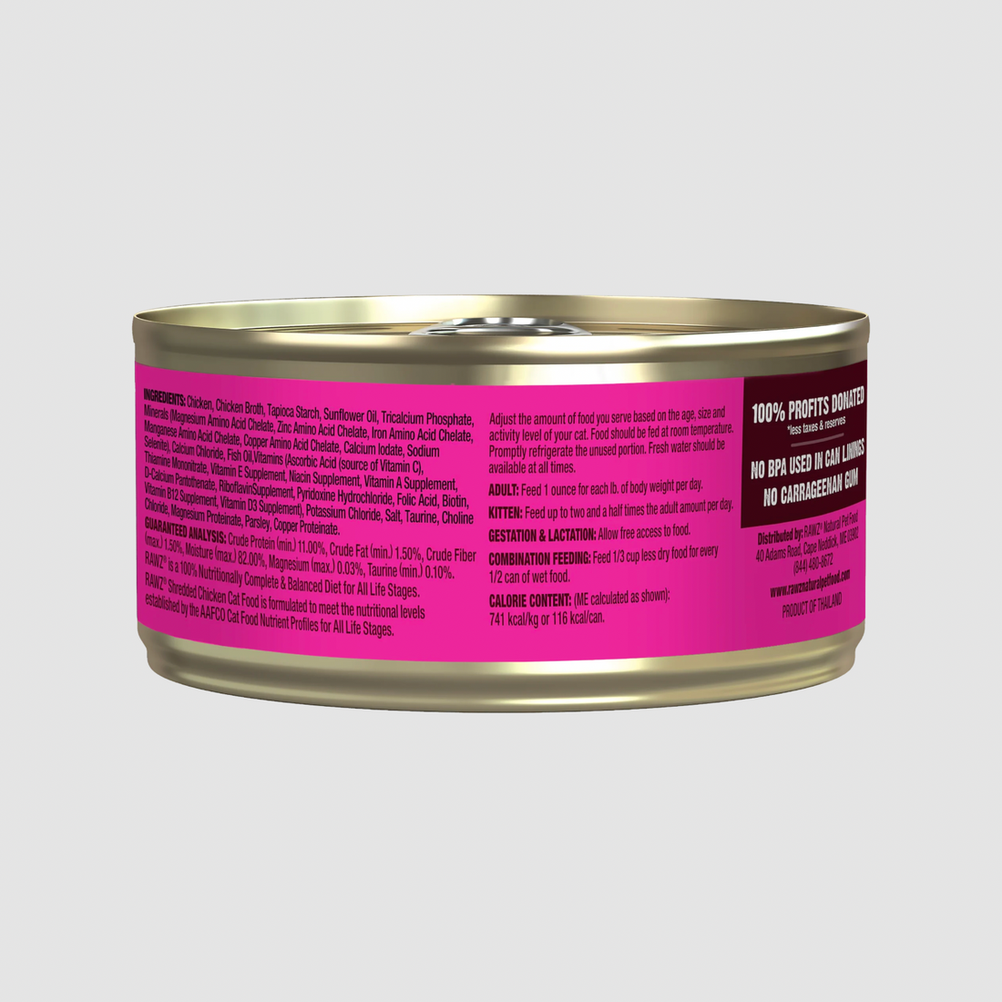 【Rawz】Cat Can - Shredded Chicken Recipe 3oz
