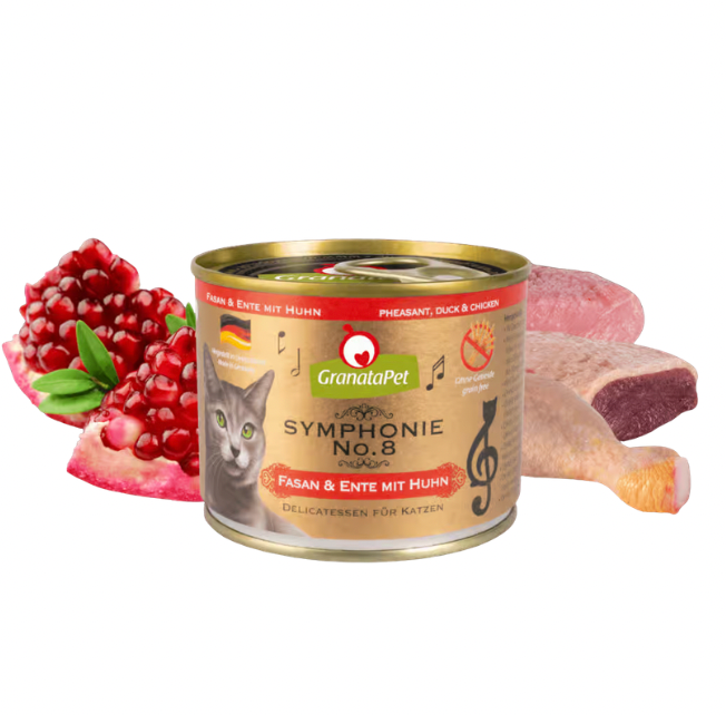 【GranataPet】Cat Wet Food - Symphonie No.8 Pheasant & Duck with Chicken 100g