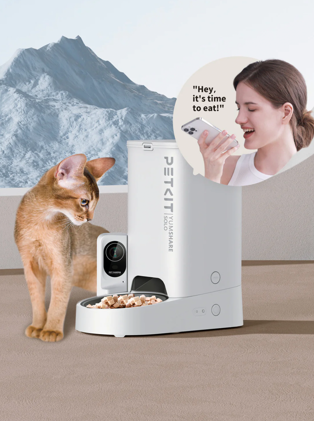 【Petkit】YumShare Solo Automatic Feeder with Camera