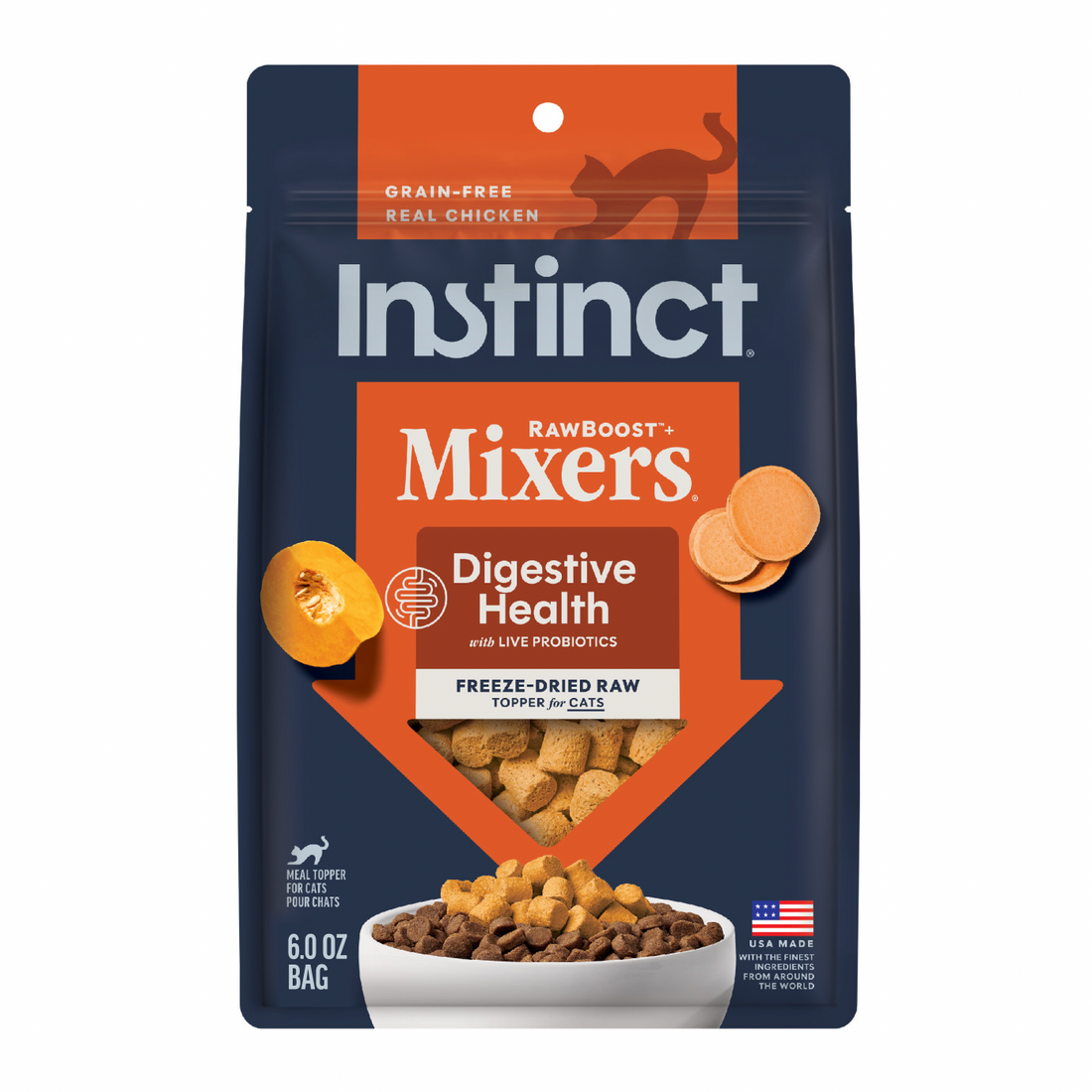 【INSTINCT】Raw Boost Mixers Digestive Health for Cats 5.5oz / 156g
