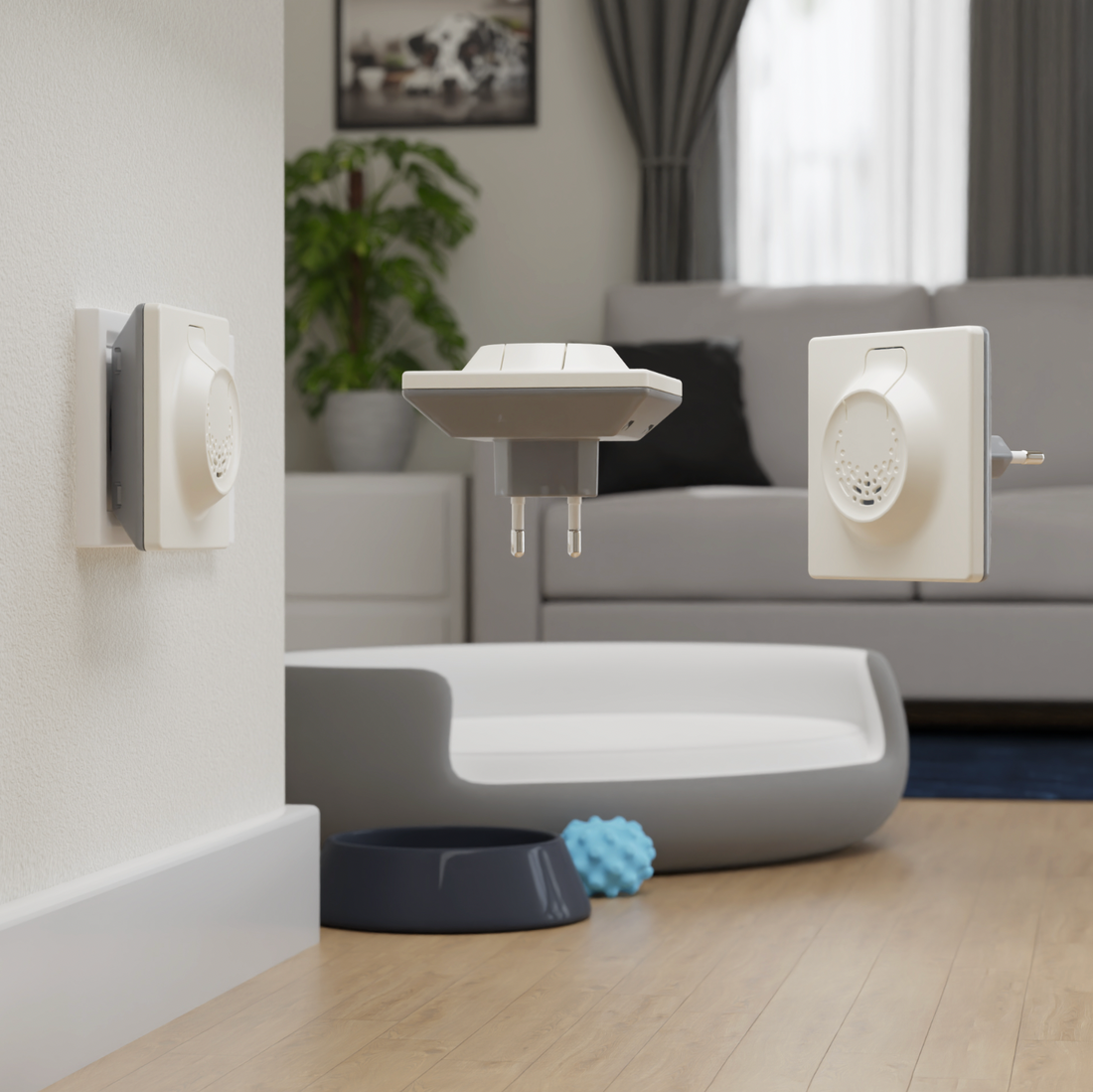 【Tickless】TICKLESS® Home Plug in Ultrasonic Tick , Flea & Dust Mite Repellent - Dust Grey