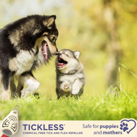 【Tickless】Tickless Classic Pet Natural Ultrasonic Tick & Flea Repellerfor Cats & Dogs - Orange