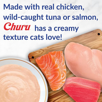 【INABA】Churu Purées Cat Treat - Chicken Variety - 100 Tubes - 50oz / 1400g