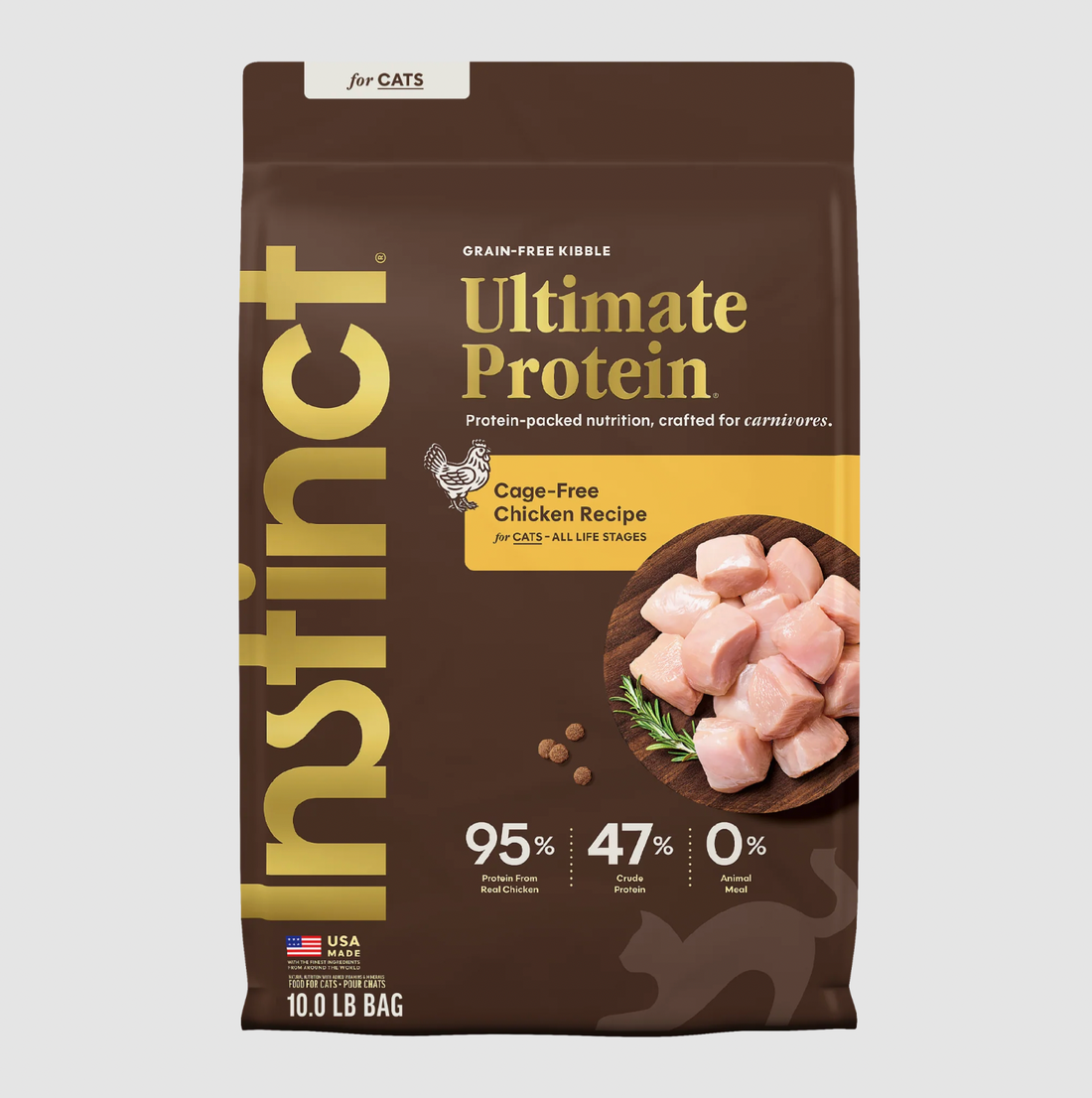 【INSTINCT】Nature’s Variety Ultimate Protein Cage-Free Chicken Formula for Cats 10lb