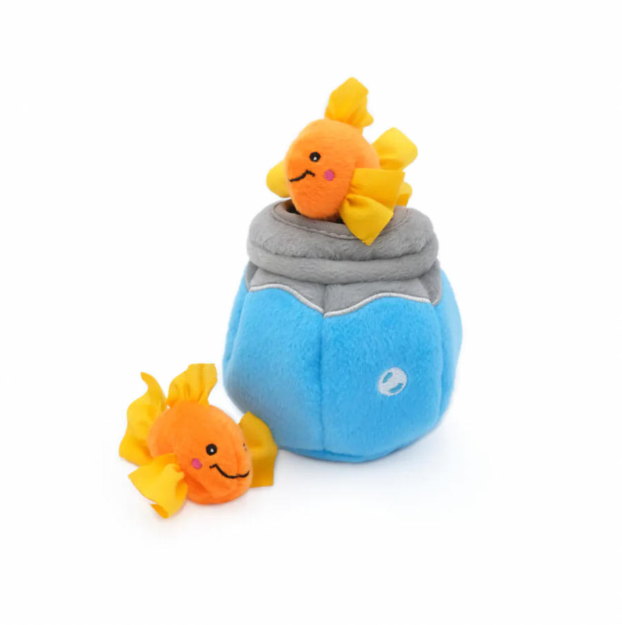【ZippyClaws】Burrow Catnip Toy - Fish in Bowl