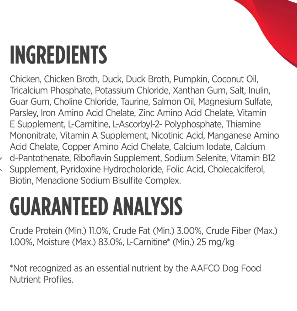 【Nulo】Small Breed Dogs - Chicken, Duck & Pumpkin Recipe in Broth - Signature Stew - 2.8 oz