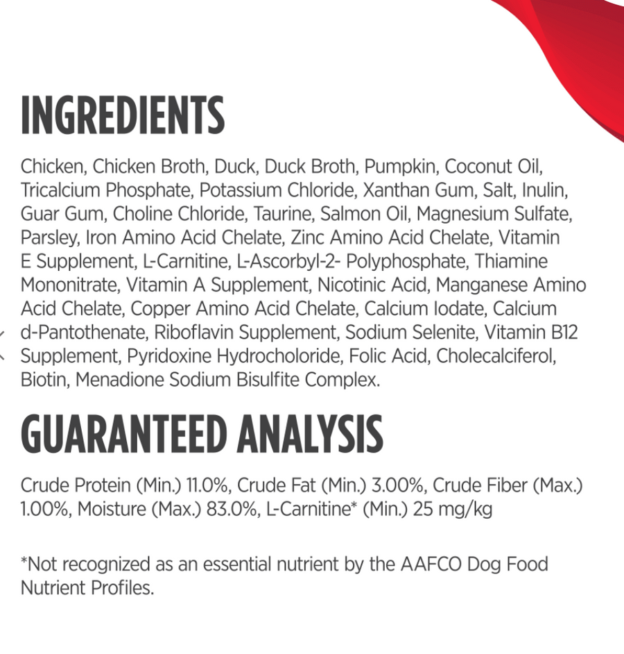 【Nulo】Small Breed Dogs - Chicken, Duck & Pumpkin Recipe in Broth - Signature Stew - 2.8 oz