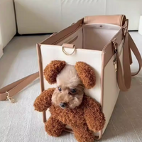 TeddyPaw Plush Carrier – Cute & Cozy Travel Bag for Small Pets