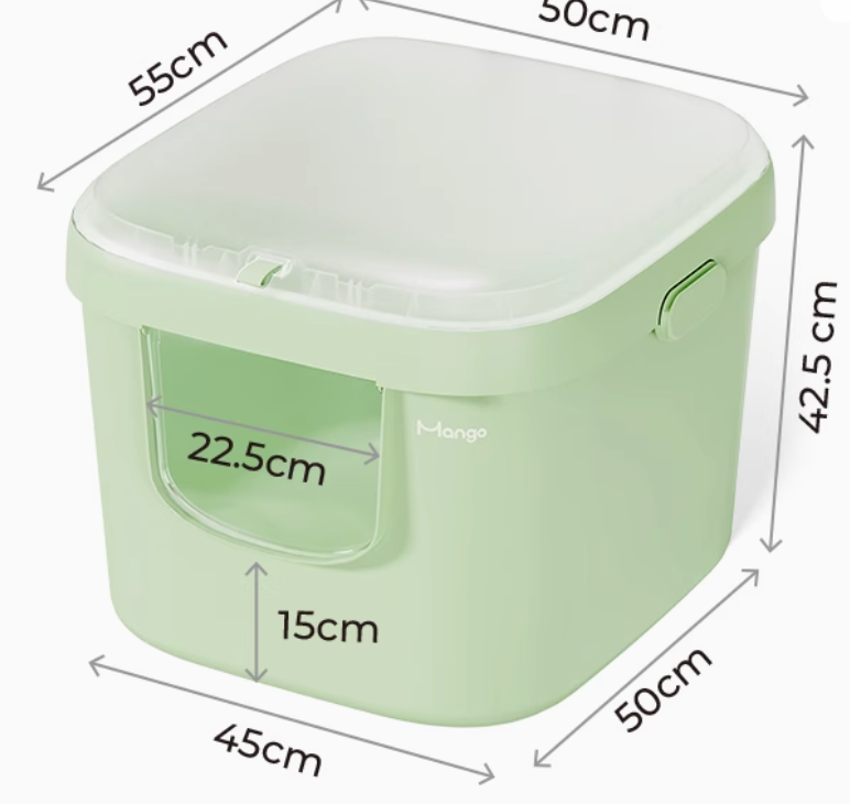 Extra-Large Antibacterial Cat Litter Box