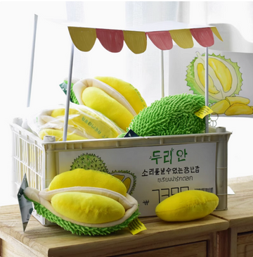 Durian-Shaped Squeaky Toy for Pets – Fun & Chewable