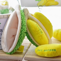 Durian-Shaped Squeaky Toy for Pets – Fun & Chewable