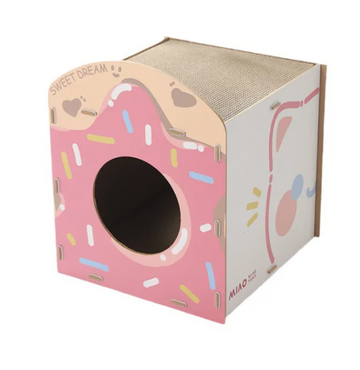 Donut Strawberry Cat scratcher box