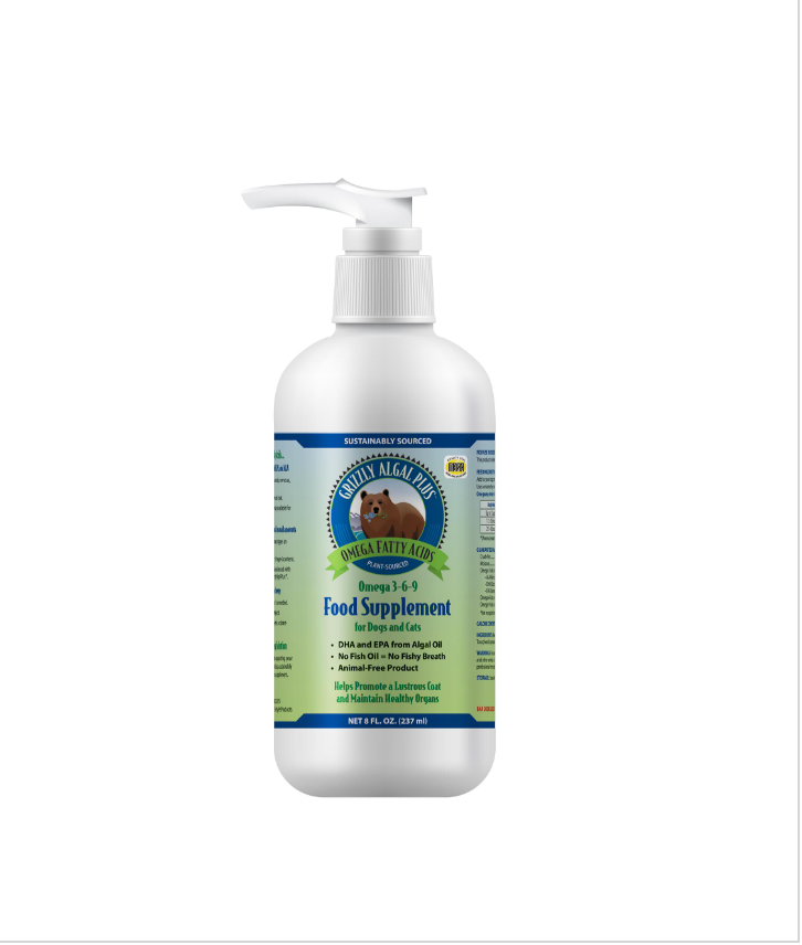 Grizzly Pet Algal Plus Omega 3-6-9 237ml