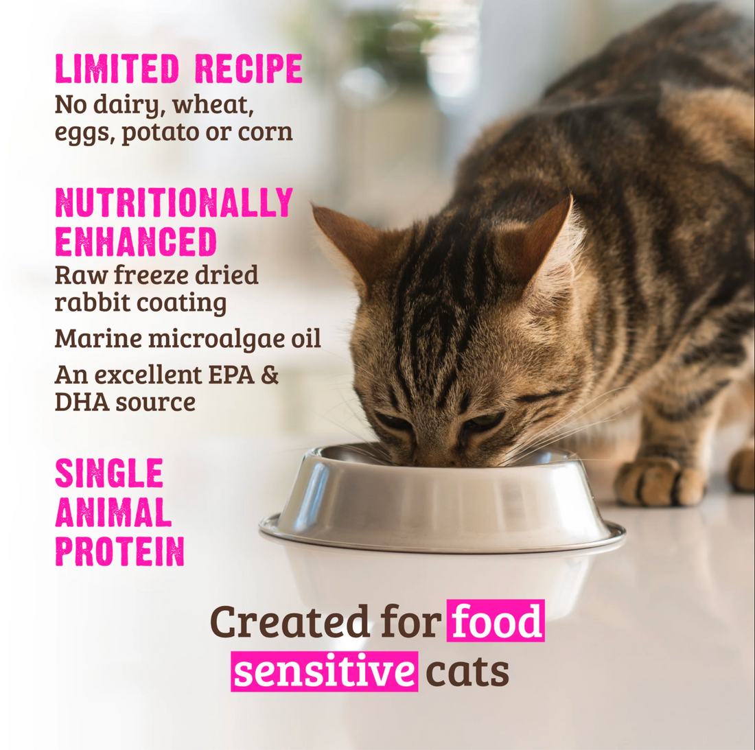 【Rawz】Cat Dry Food - Limited Ingredient Rabbit Recipe - 7.8lb