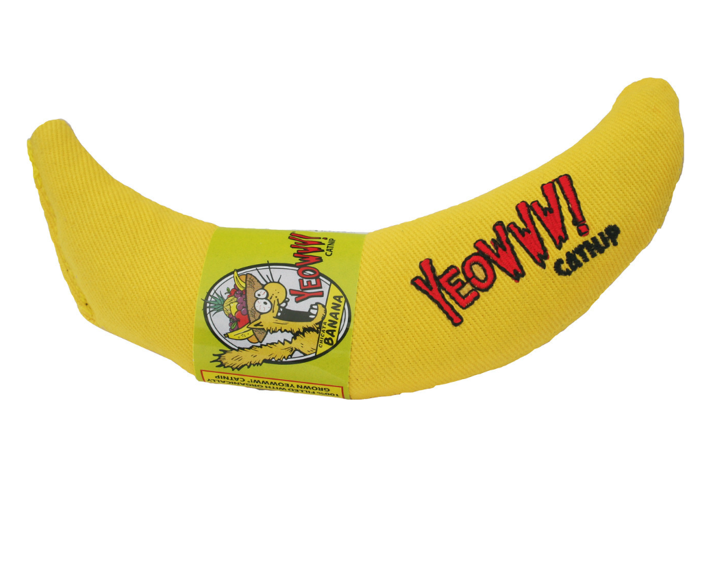 【yeowww!】Chi-CAT-a Banana Catnip Cat Toys