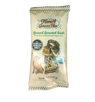 【CARNA4】 Flora4® Green Plus Organic Sprouted Seeds Supplement - 18oz/1.5oz