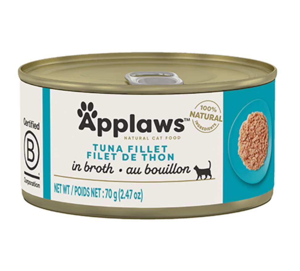 【Applaws】Grain Free Cat Can - Tuna Fillet In Broth 2.47 oz