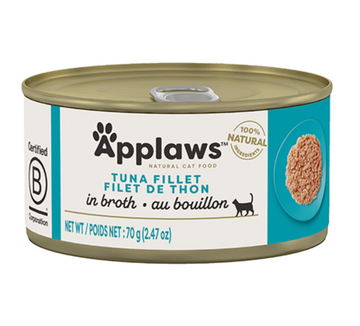 【Applaws】Grain Free Cat Can - Tuna Fillet In Broth 2.47 oz