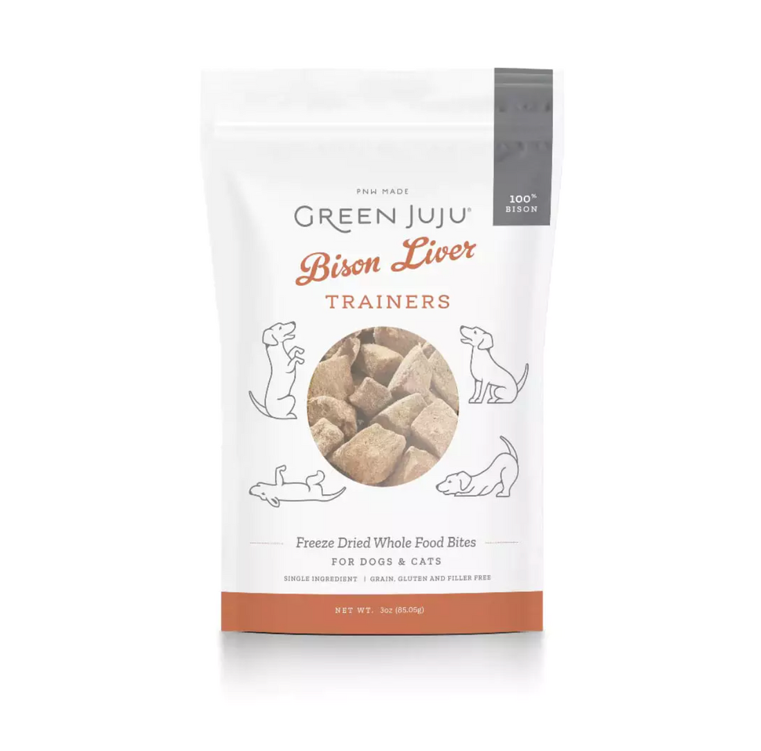 【Green Juju】Freeze Dried Trainers Bison Liver 85g