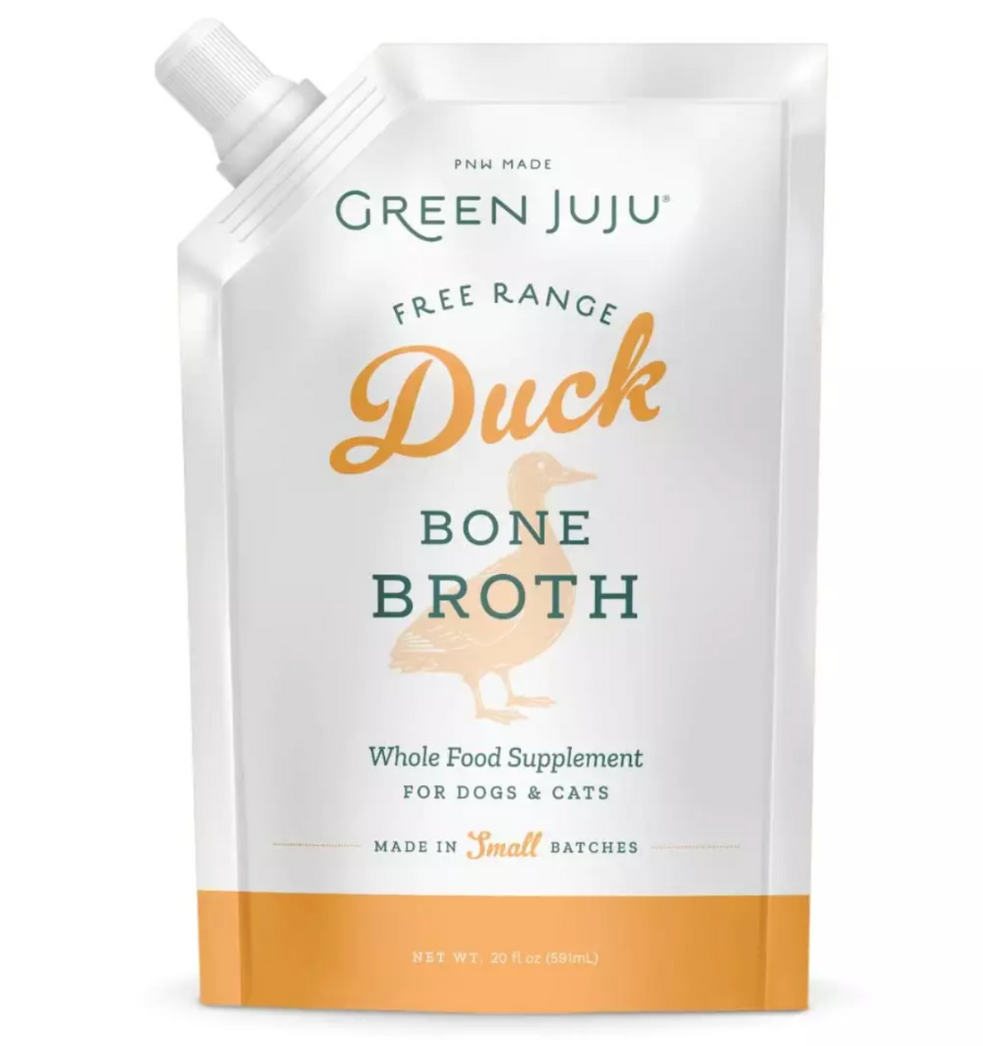【Green Juju】Dogs & Cats - Bone Broth Duck - 567g