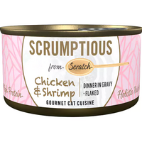【SCRUMPTIOUS】FROM SCRATCH -  Wet Can Cat Food - Chicken & Shrimp 79g