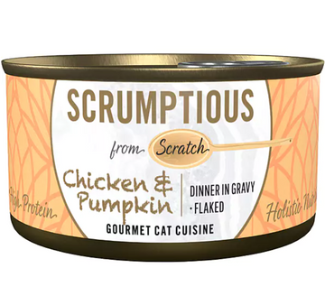 【SCRUMPTIOUS】FROM SCRATCH -  Wet Can Cat Food - Chicken & Pumpkin 79g