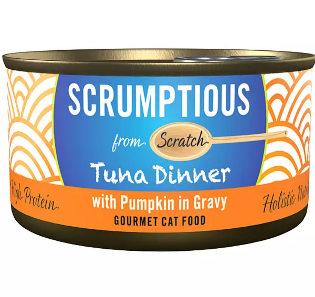 【SCRUMPTIOUS】FROM SCRATCH -  Wet Can Cat Food - Tuna & Pumpkin 79g