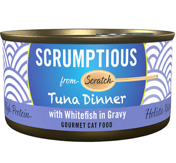 【SCRUMPTIOUS】FROM SCRATCH -  Wet Can Cat Food - Tuna & Whitefish 79g