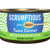 【SCRUMPTIOUS】FROM SCRATCH -  Wet Can Cat Food - Tuna with Carrots & Peas 79g