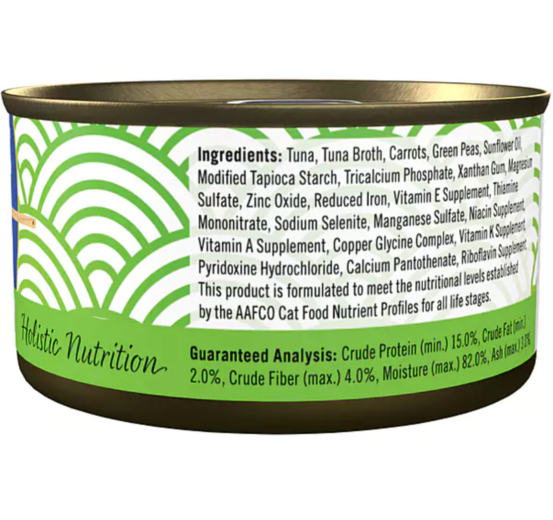 【SCRUMPTIOUS】FROM SCRATCH -  Wet Can Cat Food - Tuna with Carrots & Peas 79g