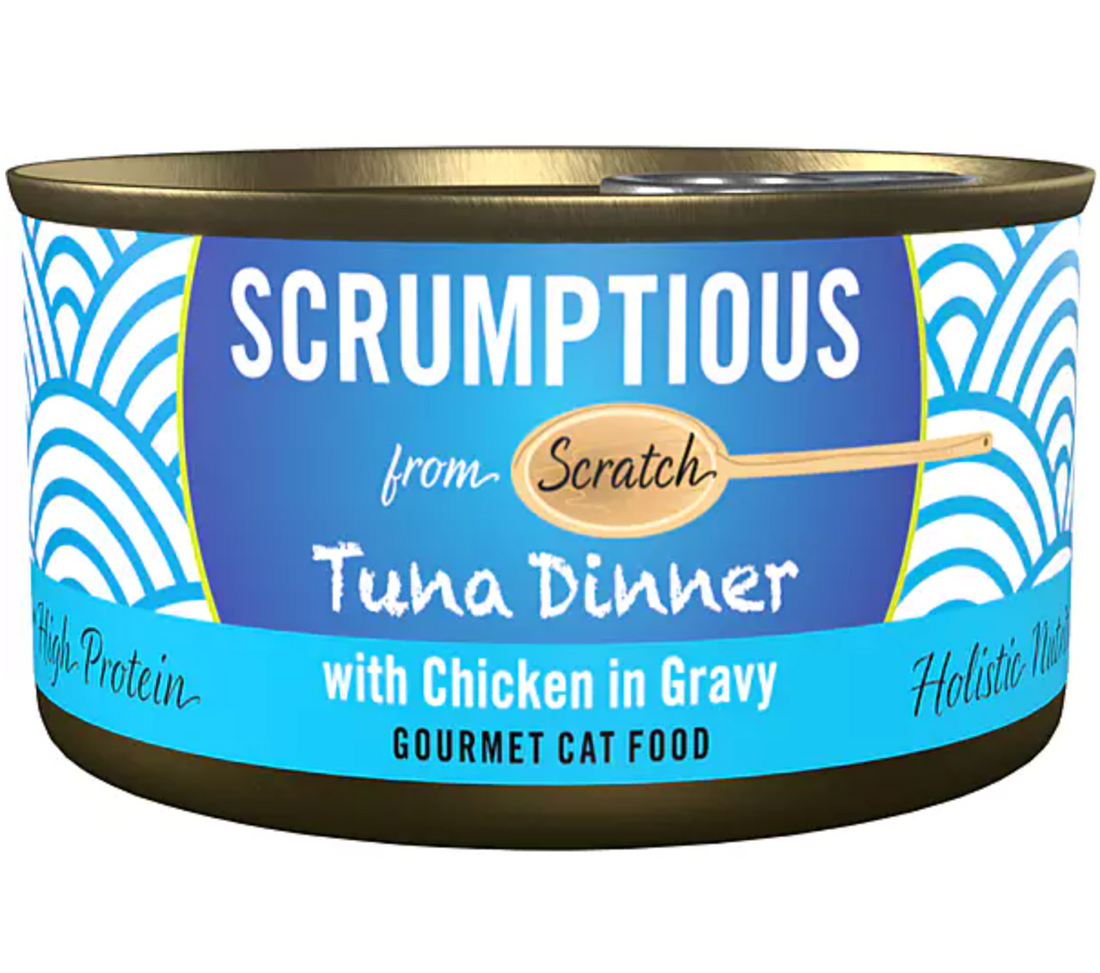 【SCRUMPTIOUS】FROM SCRATCH -  Wet Can Cat Food - Tuna & Chicken 79g