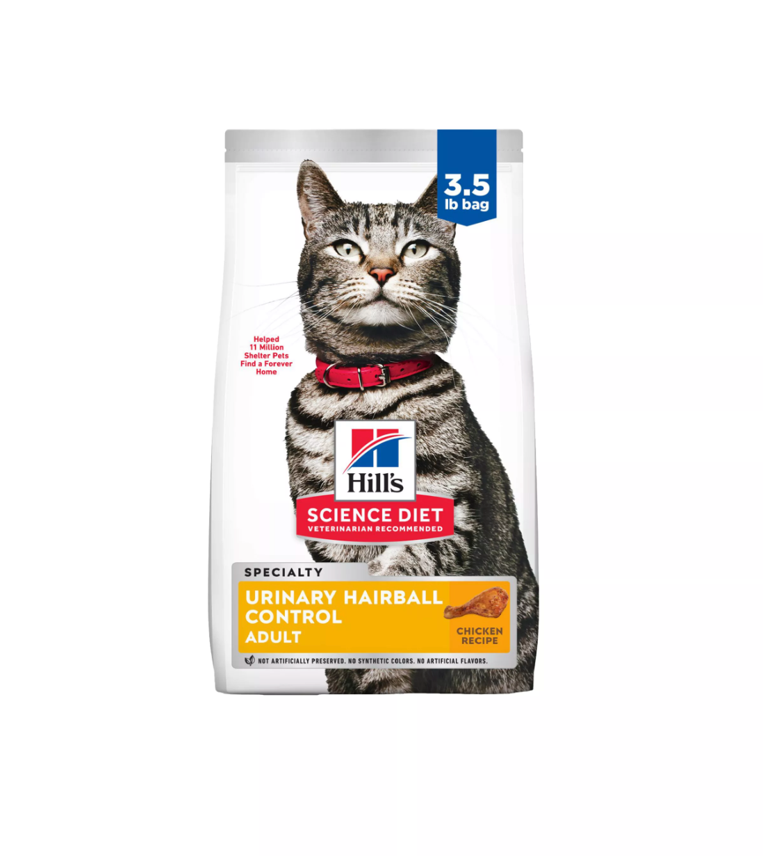 【Hills】Urinary Hairball Chicken- Dry Cat Food - 3.5lb/7lb/15.5lb