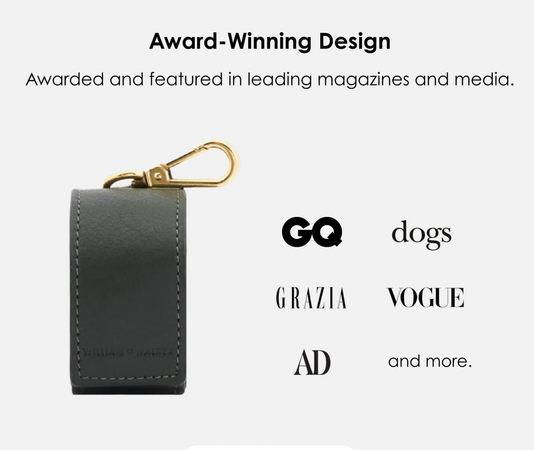 【William Walker】Poop Bag Holder - Dark Moss