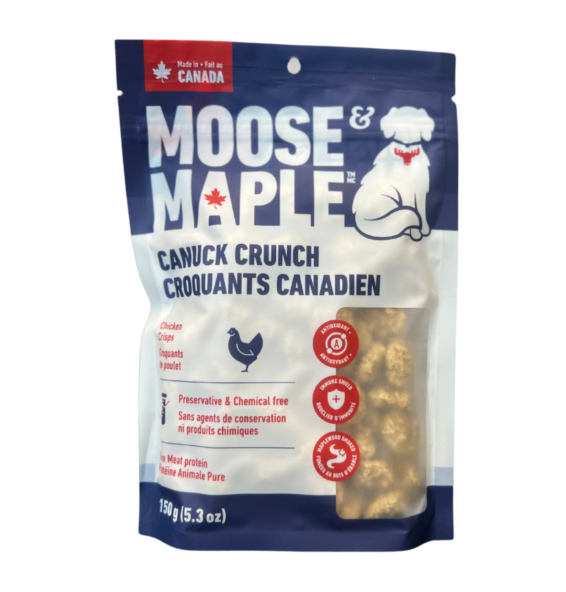 【 Moose & Maple】Dog Treats -Canuck Crunch -Chicken and Rice Crunchy Minis 150g