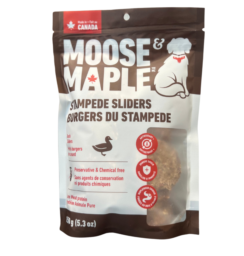 【 Moose & Maple】Dog Treats -Stampede Sliders - Duck Sliders 150g