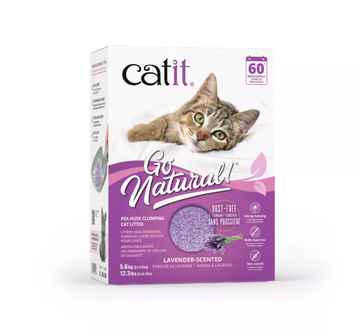 【CATIT】Go Natural Pea Husk Clumping Cat Litter - Lavender