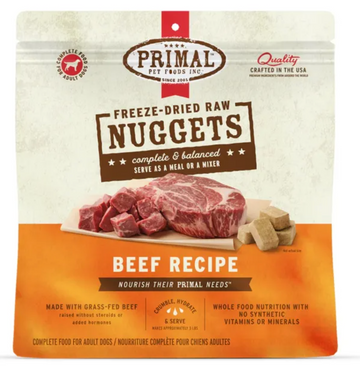 【PRIMAL】Dog - Freeze-Dried Nuggets - Beef - 5.5oz & 14oz