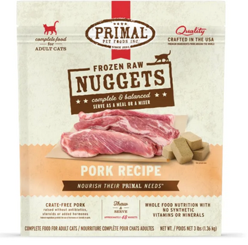 【PRIMAL】Cat - Freeze-Dried Nuggets - Pork - 5.5oz & 14oz