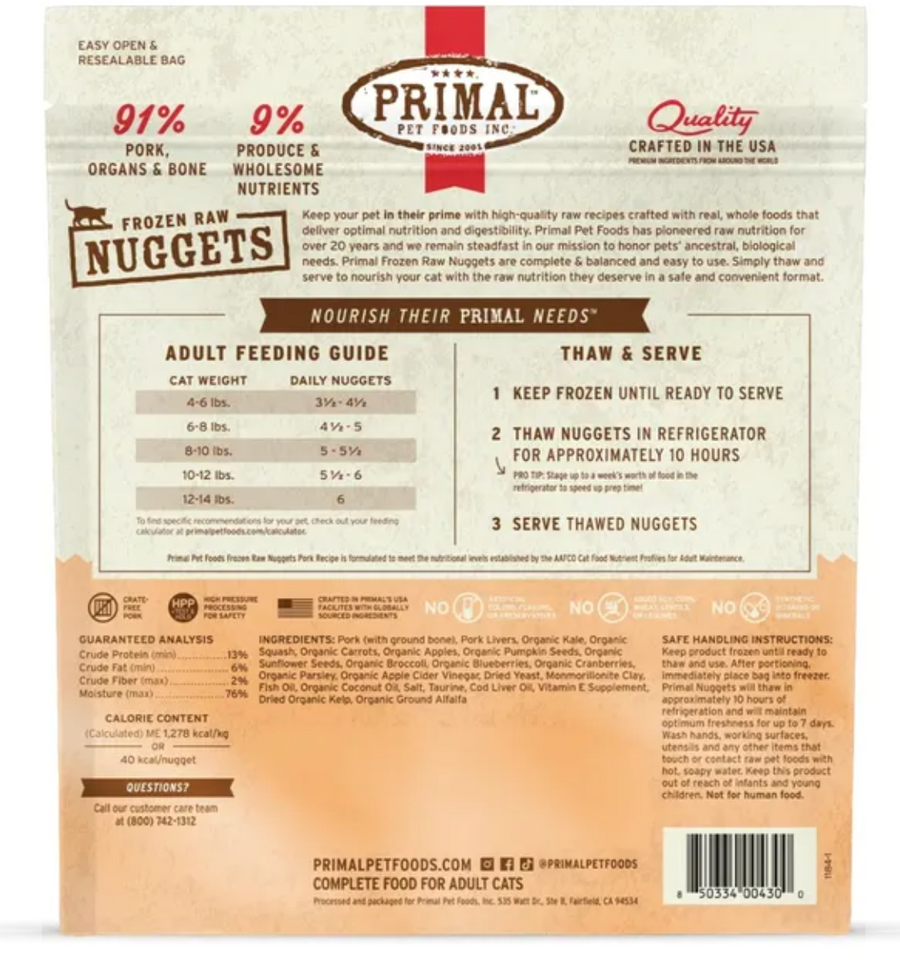 【PRIMAL】猫猫冻干 - 猪肉