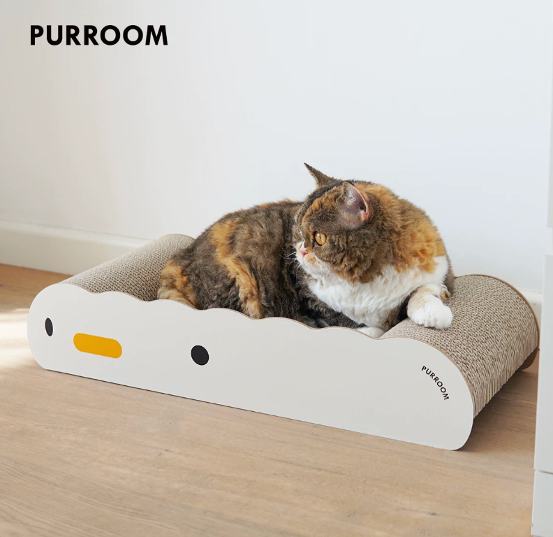 【PURROOM】 Wave Cat Scratcher Lounge