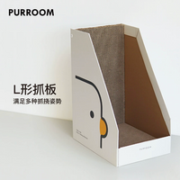 【PURROOM 】L-Shaped Standing Cat Scratcher