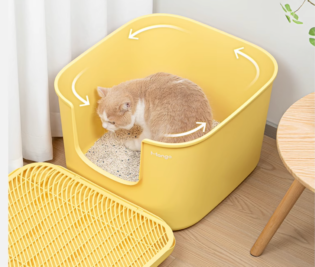 Extra-Large Antibacterial Cat Litter Box