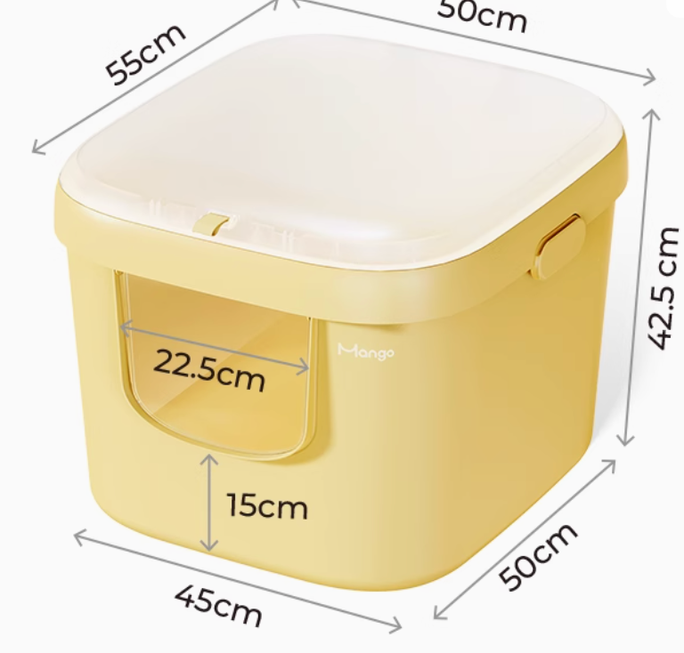 Extra-Large Antibacterial Cat Litter Box