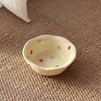 Cute Beaded Cat Bowl