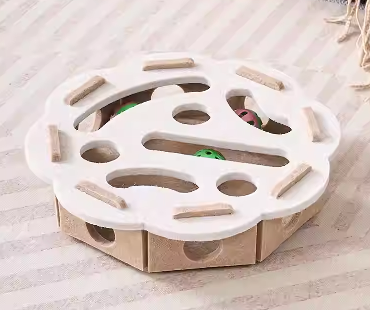 Cat Puzzle Toy Maze – Interactive Ball-Hunting Fun